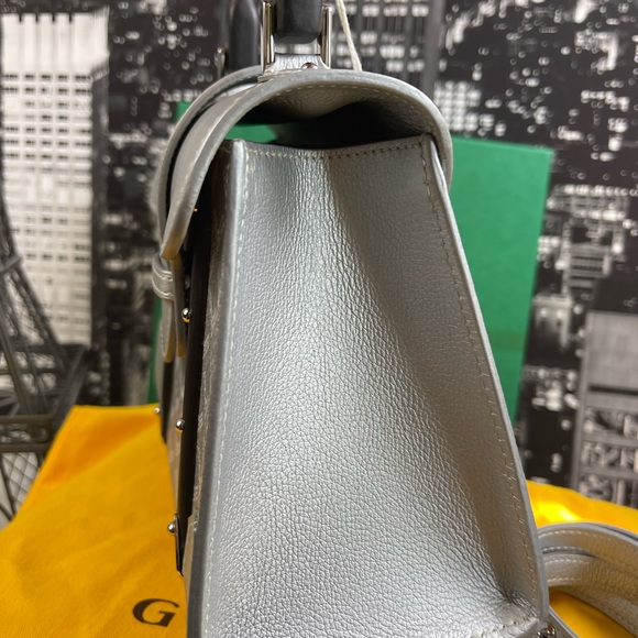 Rare collector Limited edition Goyard Saigón Mini structure Silver Cal - Picture 11 of 16